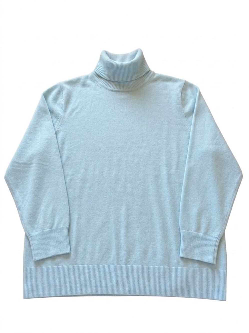 Lands End Cashmere Turtleneck Pullover Sweater